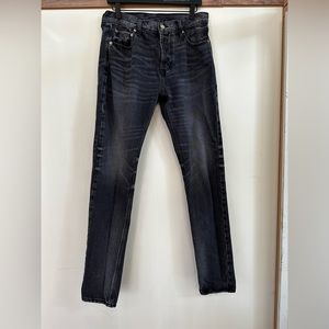 Fear of God Essentials slim straight charcoal denim sz 31
